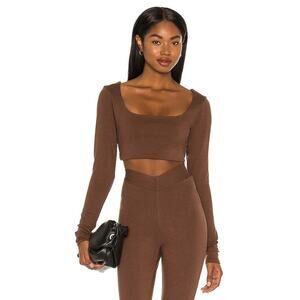 LPA Nora Top in Chocolate Brown